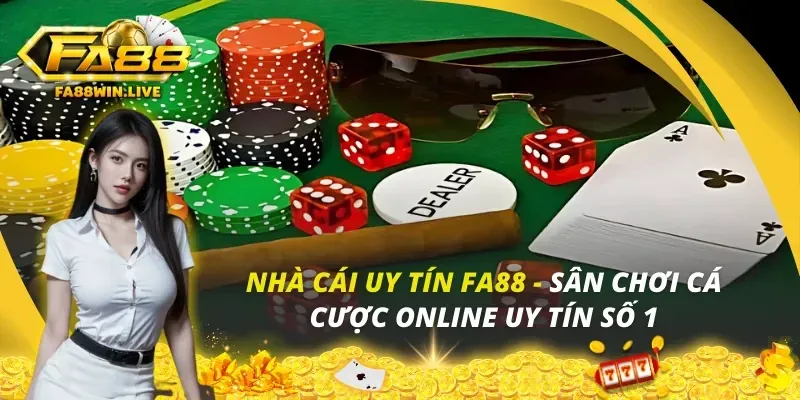 Hình ảnh minh họa bàn chơi casino trực tuyến với các quân bài và chip cược tại kkwwin